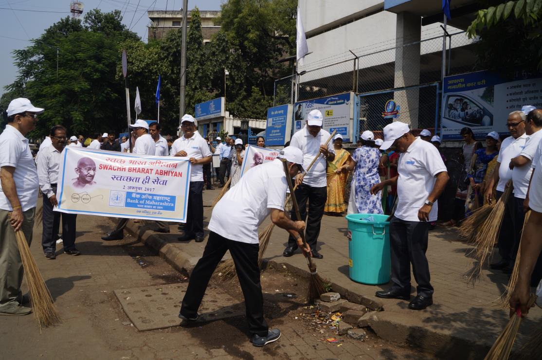 Cleanliness Drive On the 148th birth anniversary of Mahatma Gandhi