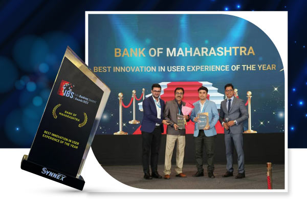 बैंक ऑफ महाराष्ट्र को इंडिया बैंकिंग समिट अवार्ड्स 2023 में 'बेस्ट इनोवेशन इन यूजर एक्सपीरियंस ऑफ द ईयर' की प्रतिष्ठित प्रशंसा से सम्मानित किया गया है। 