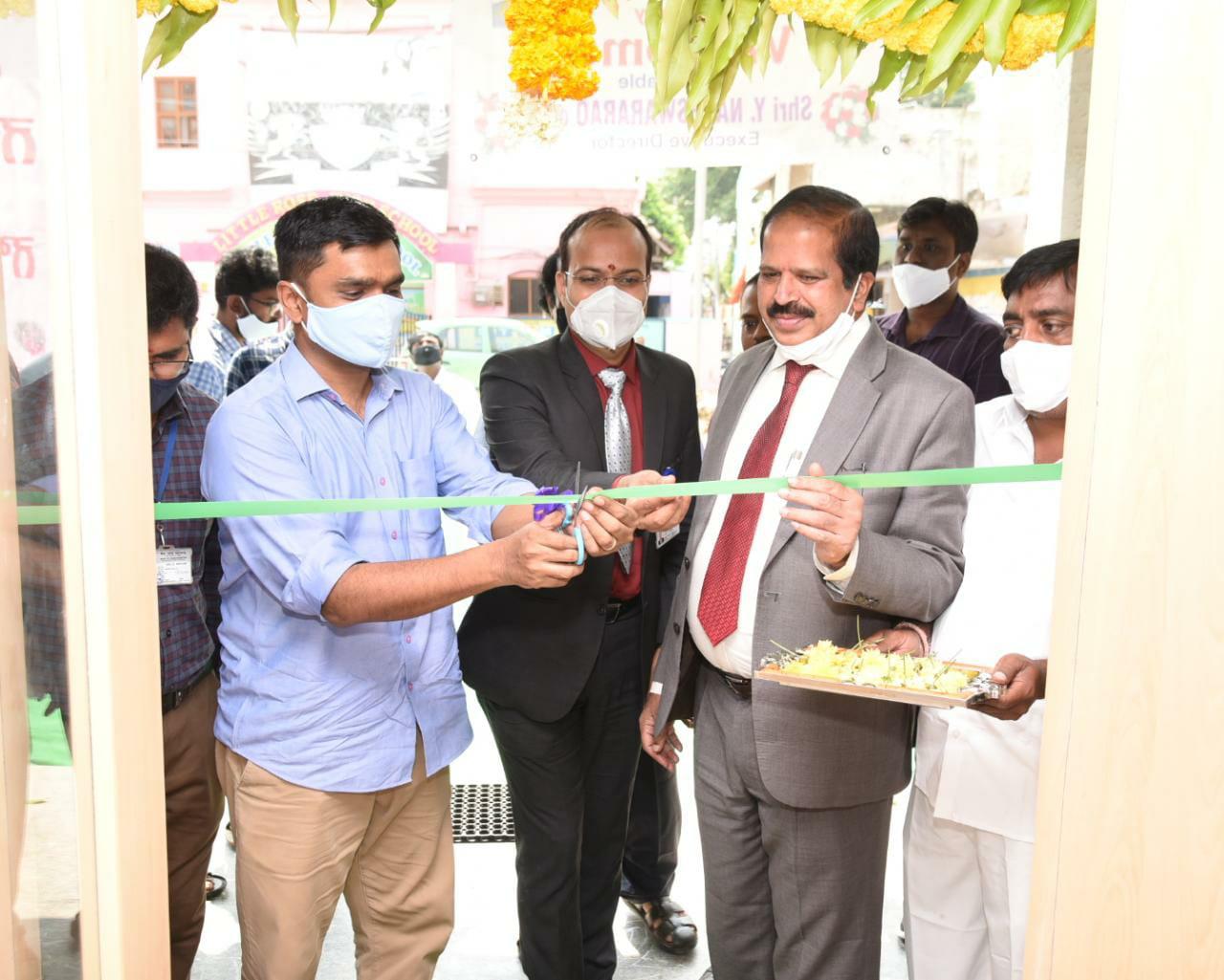 Chief Guest Shri Bharath Gupta, I.A.S. inaugurating Branch in Chittoor District in Andhra Pradesh