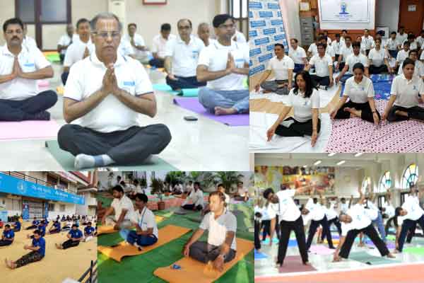 Yoga Day on 21st june 2022